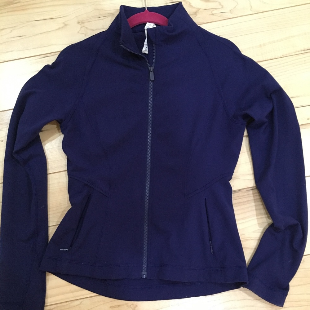 Lululemon navy/cobalt blue 'define jacket.'